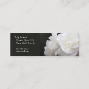 Cartão De Visita Mini Iceberg rosa Mãe