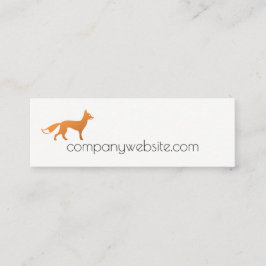 Cartão De Visita Mini Ícone Fox