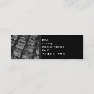 Cartão De Visita Mini Imagem da grade do CHURRASCO