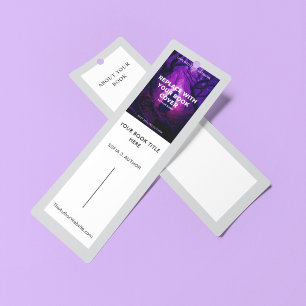 Cartão De Visita Mini Indicador de Lançamento do Livro do Autor do promo