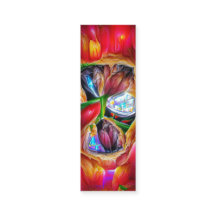 Indicador de Reflexões de Tulipas de Abstrato vibr