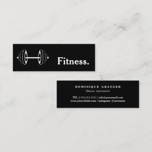 Cartão De Visita Mini Instrutor Professor de Yoga de Fitness