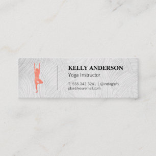 Cartão De Visita Mini Instrutor Yoga