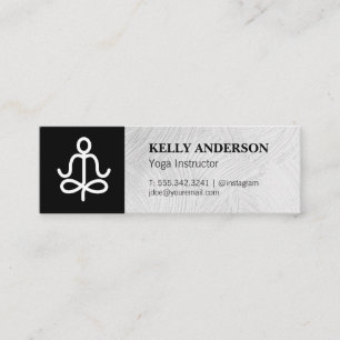 Cartão De Visita Mini Instrutor Yoga   Iogi