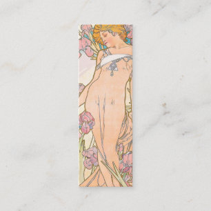 Cartão De Visita Mini Iris (1897) apresentada por Alphonse Mucha Bookmar