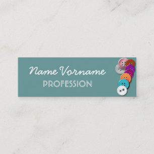 Cartão De Visita Mini knöpfe