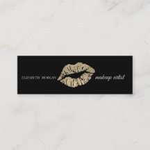 Lábios Modernos Simples com Brilho, Maquiador