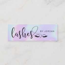 Cartão De Visita Mini Lâmpadas holográficas Bonito e elegantes na moda