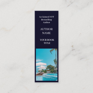 Cartão De Visita Mini Lançamento de Livro   Design Promocional Mini Auto