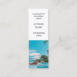 Cartão De Visita Mini Lançamento de Livro   Design Promocional Mini Auto