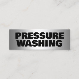 Cartão De Visita Mini Lavagem por pressão