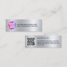 Logotipo da Equipe da Empresa & Código QR & Texto