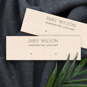 CARTÃO DE VISITA MINI LOGOTIPO DE EXIBIÇÃO DE PESACH BLUSH PINK CERAMI