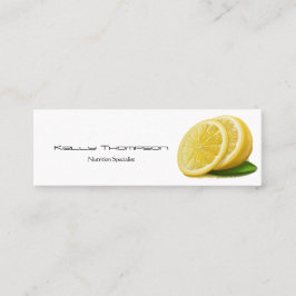 Cartão De Visita Mini Logotipo do limão