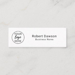Cartão De Visita Mini Logotipo Personalizado de Empresa Profissional