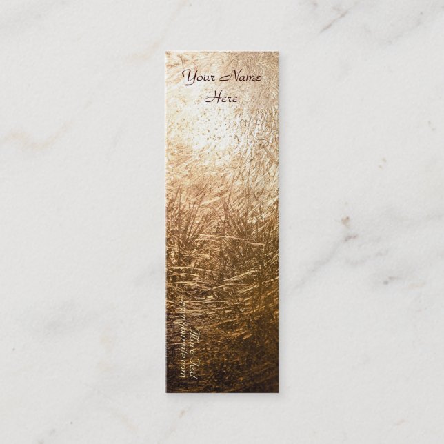 Cartão De Visita Mini Luz Dourada 001 (Frente)