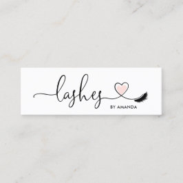 Cartão De Visita Mini Makeup Artist Eyebrow Olhos Pisca Coração