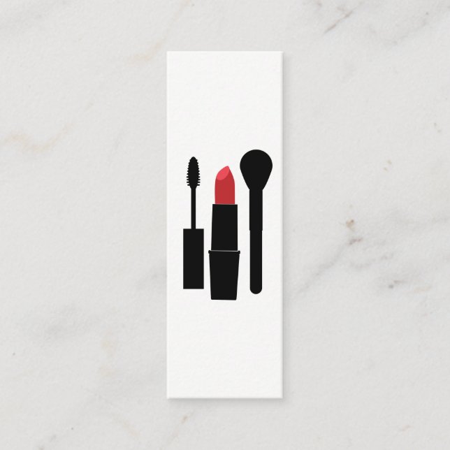 Cartão De Visita Mini Makeup Beauty (Frente)