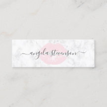 Maquilhador de mármore branco dos lábios elegantes