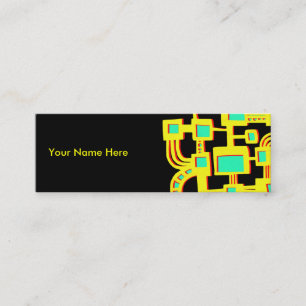 Cartão De Visita Mini Máquina de alienígena