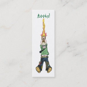 Cartão De Visita Mini Marcador dos livros!
