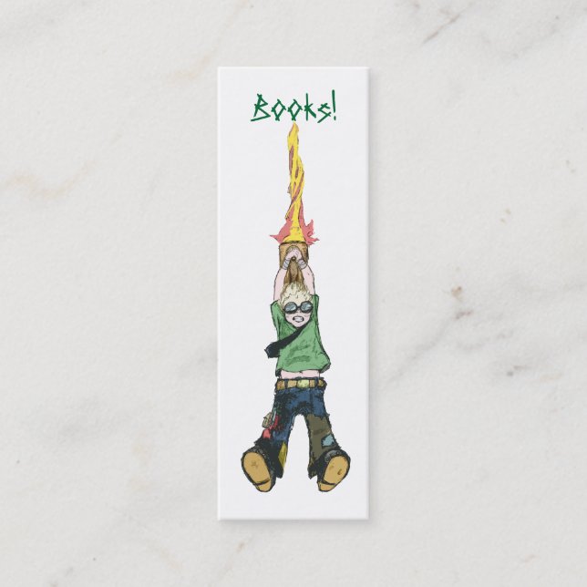 Cartão De Visita Mini Marcador dos livros! (Frente)
