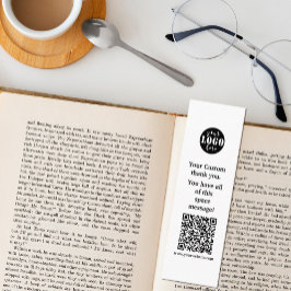 Cartão De Visita Mini Marcador preto e branco simples