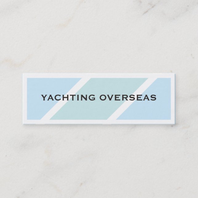 Cartão De Visita Mini Marina delight (Frente)