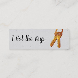 Cartão De Visita Mini Mediador imobiliário/chaves