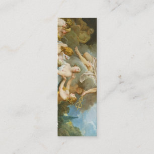 Cartão De Visita Mini Mercúrio confiando a criança Baccus às Ninfas