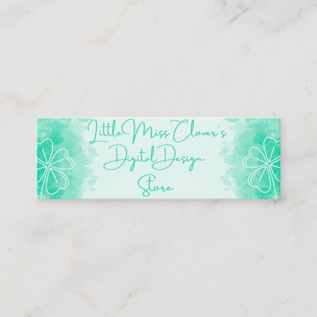 Cartão De Visita Mini mina (Frente)