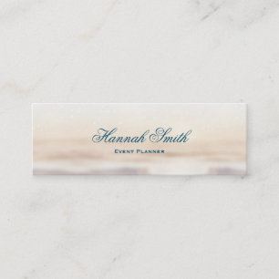 Cartão De Visita Mini Mini bu de luxo moderno elegante profissional