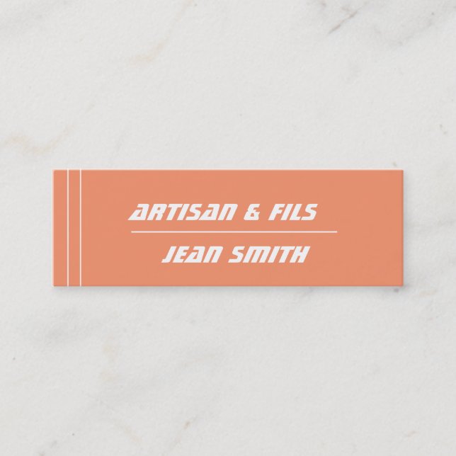 Cartão De Visita Mini mini mapa de visita (Frente)