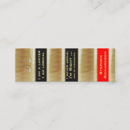 Cartão De Visita Mini Mini marcador