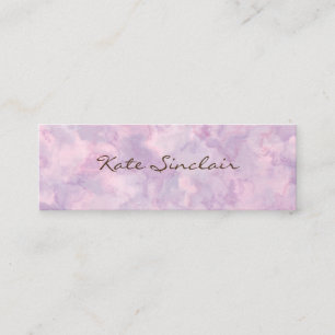 Cartão De Visita Mini Mini Na moda minimalista elegante