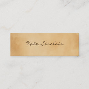 Cartão De Visita Mini Mini Na moda minimalista elegante