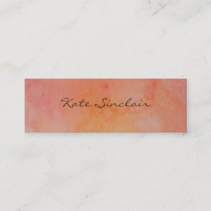 Cartão De Visita Mini Mini Na moda minimalista elegante