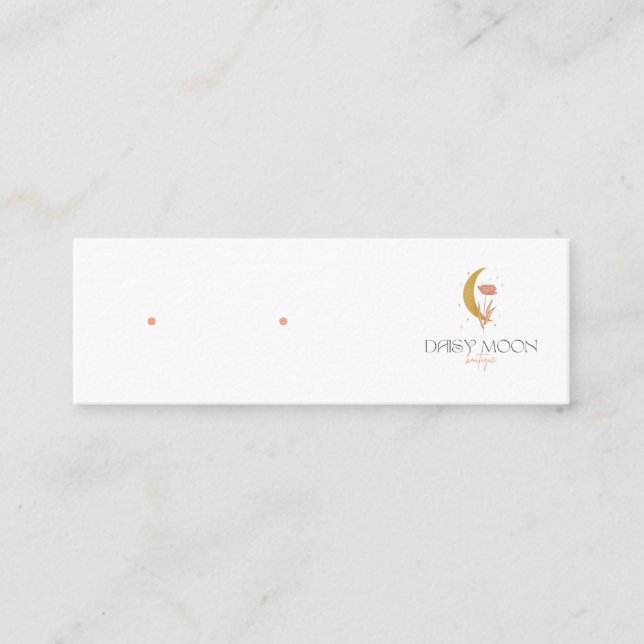 Cartão De Visita Mini Mini placa com orifícios (Frente)