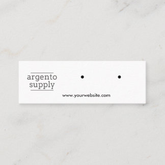 Cartão De Visita Mini Mini placa de abertura horizontal