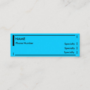 Cartão De Visita Mini Mini resumo