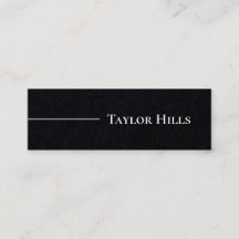 Mínimo de Nome da Linha Moderna Black Kraft