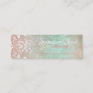 Cartão De Visita Mini Mistura de cheirão pessoal de perfume de perfume d