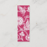 Motif de Padrão de Batik de Pássaro e Flor
