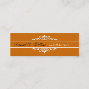 Cartão De Visita Mini MOTIVO florido elegante Luxe pródigo ornamentado
