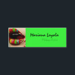 Cartão De Visita Mini multicolor makeup<br><div class="desc">cartão de visita para maquiador colorido</div>