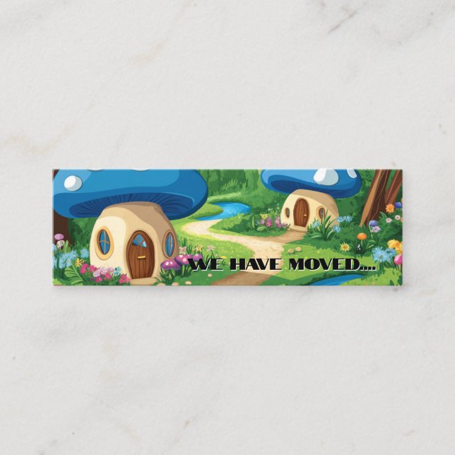 Cartão De Visita Mini Mushroom (Frente)