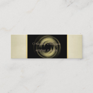 Cartão De Visita Mini Na moda de Elegante Profissional Moderno