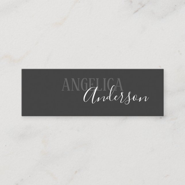 Cartão De Visita Mini Na moda profissional (Frente)