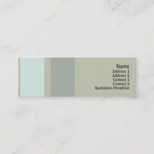 Cartão De Visita Mini Neutralidade - magro