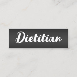 Cartão De Visita Mini Nutrição Dietitiana de Foodie